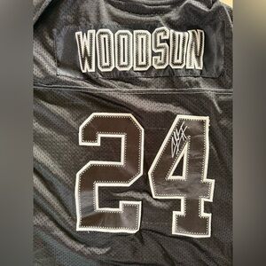 Oakland Raiders Charles Woodson Signed Jersey